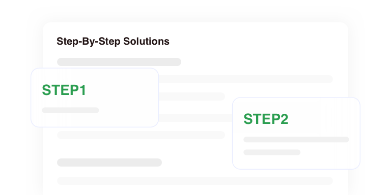 Step-by-Step Solutions